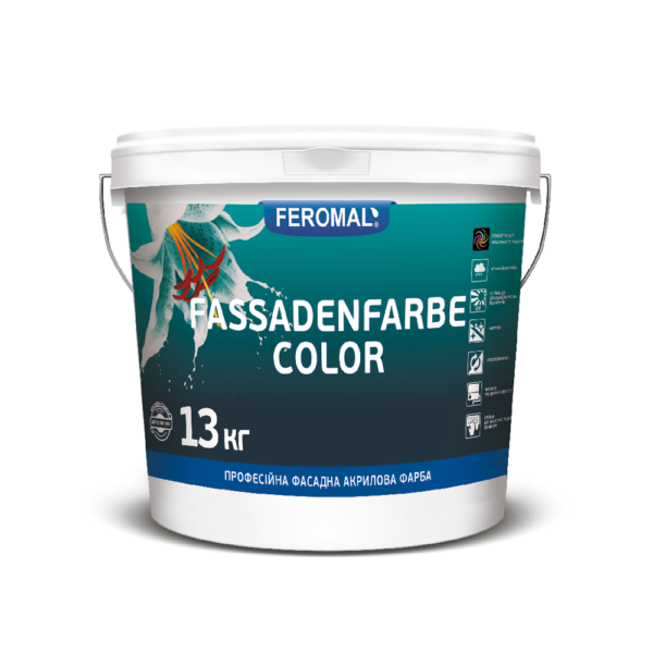 FEROMAL 70 БАЗА А ПРОФЕСІЙНА ФАСАДНА АКРИЛОВА ФАРБА FASSADENFARBE COLOR 100451 фото